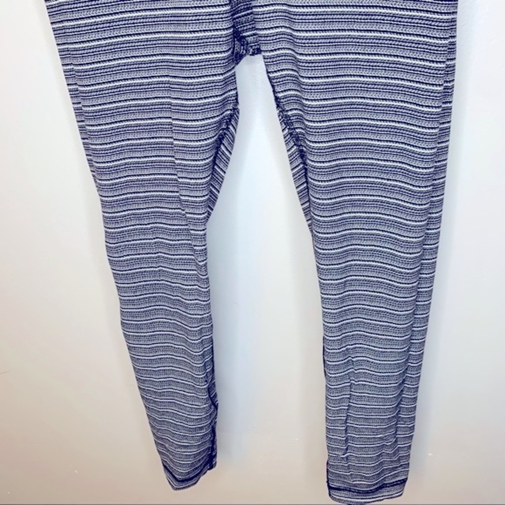 Lululemon High Times Pant Leggings‎ Textured Stripe Black Deep Coal - Picture 11 of 13
